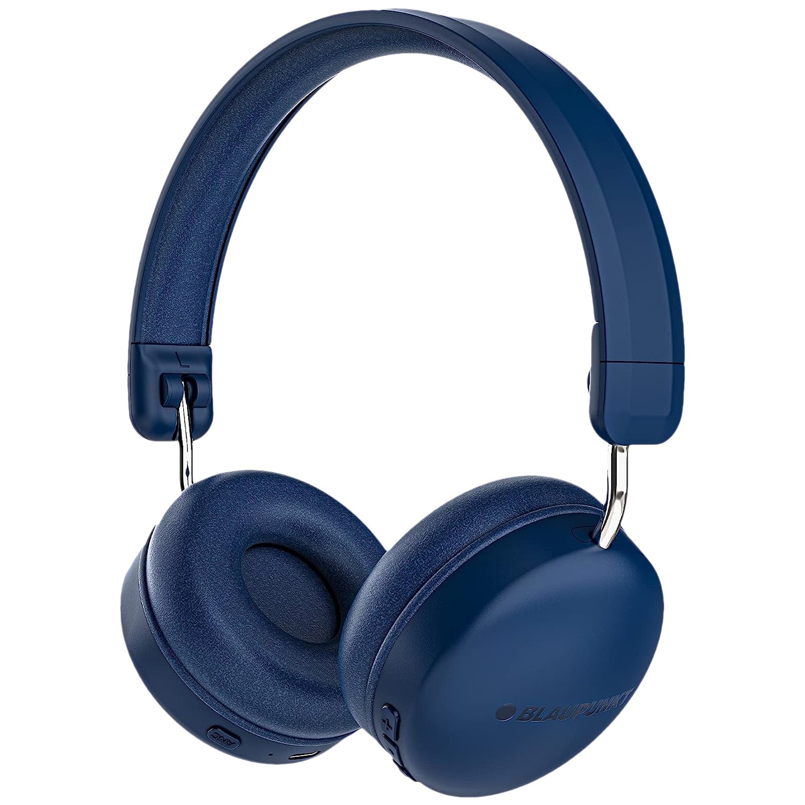 Buy Blaupunkt BH51 Bluetooth Headphone with Mic HD Sound On Ear Blue Online Croma